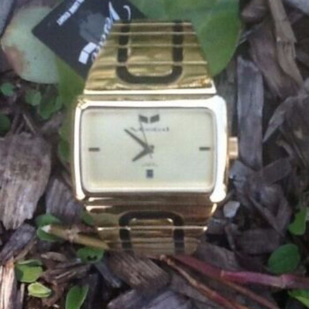 Vestal Men's Gold and Black Watch